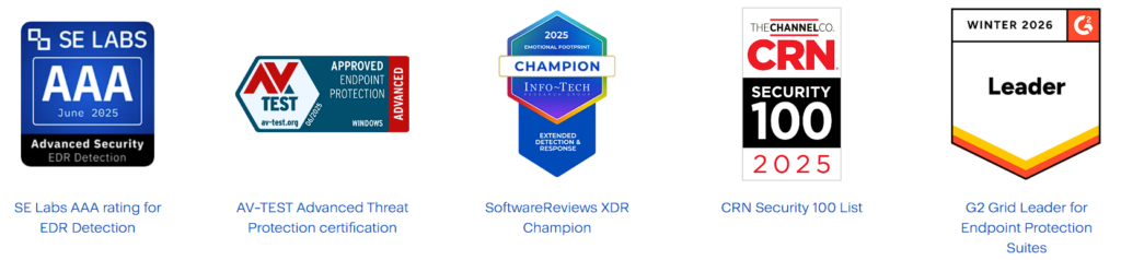 Reconocimientos Acronis