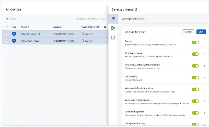 recuperacion ante desastres Acronis DigitNow
